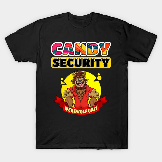 Candy Security - Halloween Security T-Shirt by Ashley-Bee